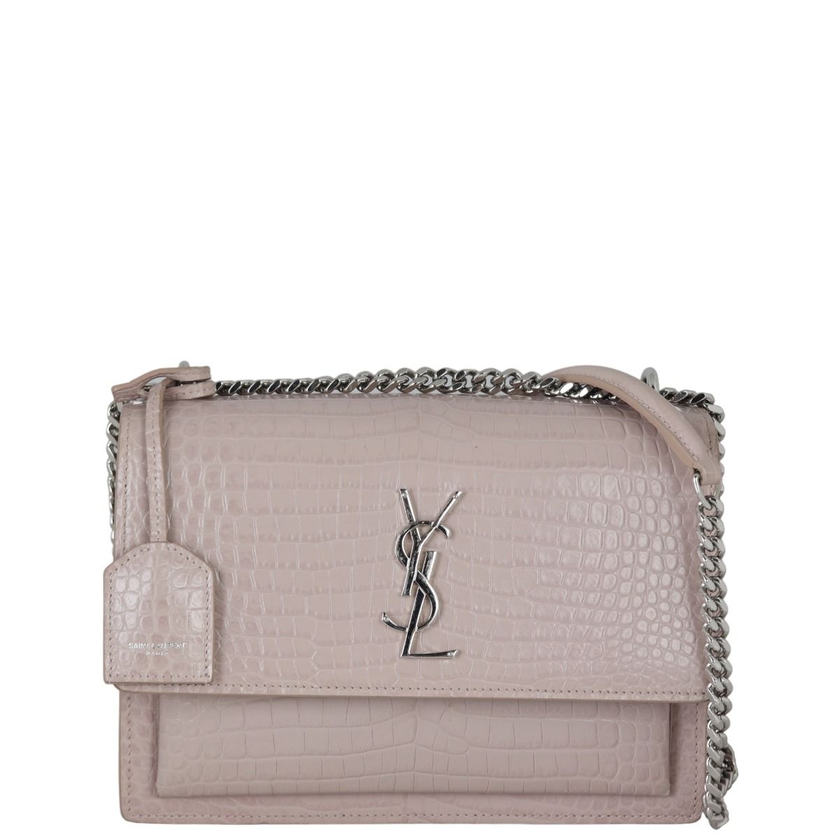Ysl sunset bag croc hotsell