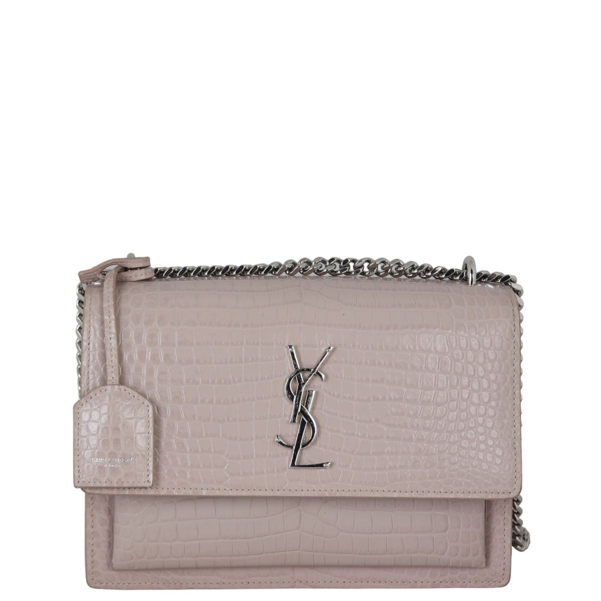 Ysl sunset medium crocodile outlet