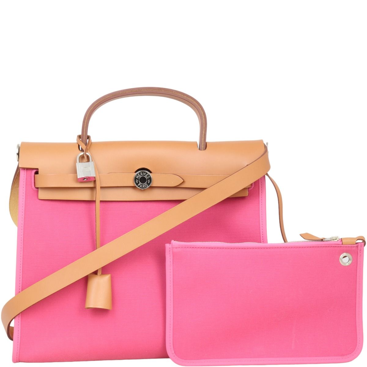 Hermes deals herbag pink