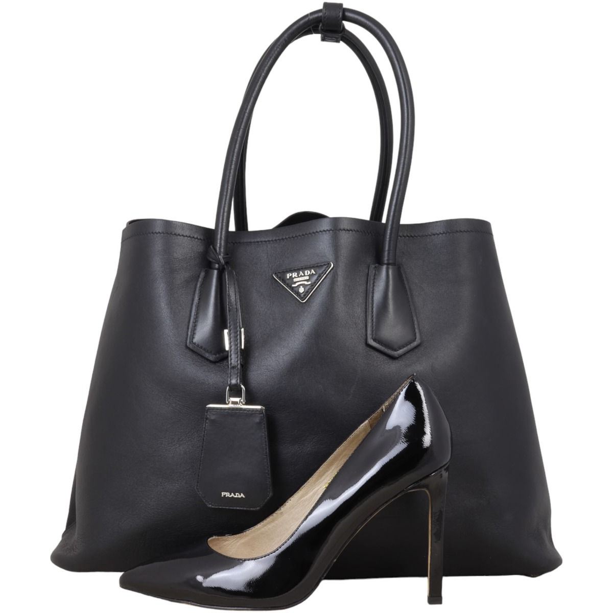 Calf leather bag prada on sale