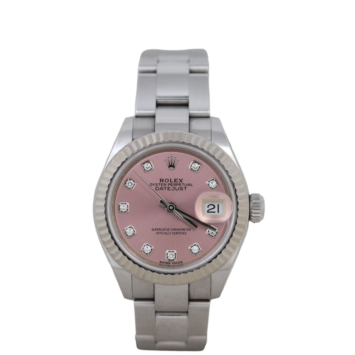 Rolex Oyster Perpetual Lady Datejust Diamond 28mm Watch