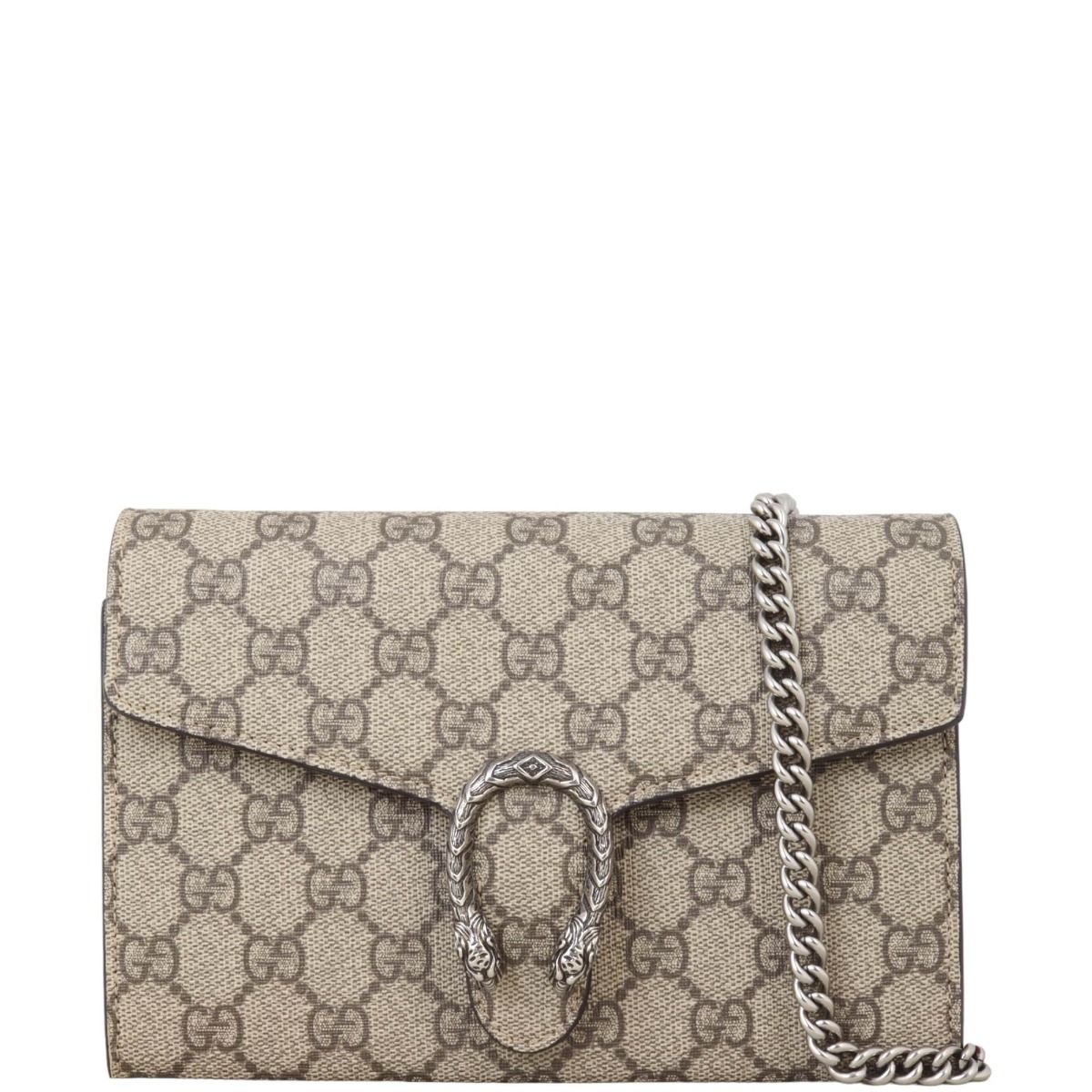 Gucci Dionysus GG Supreme Chain Wallet