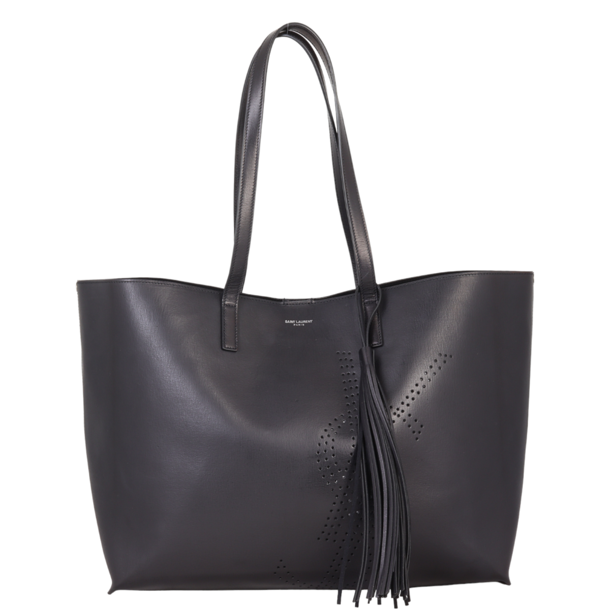 Saint Laurent Perforated East West Shopping Tote
