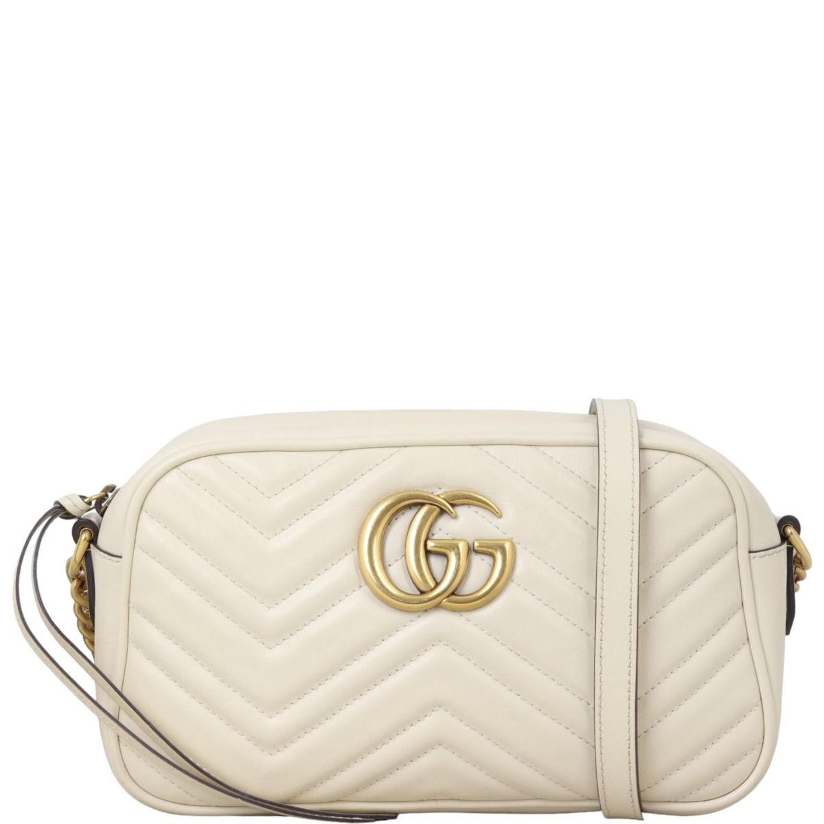 Gucci gg small matelassé leather camera bag outlet