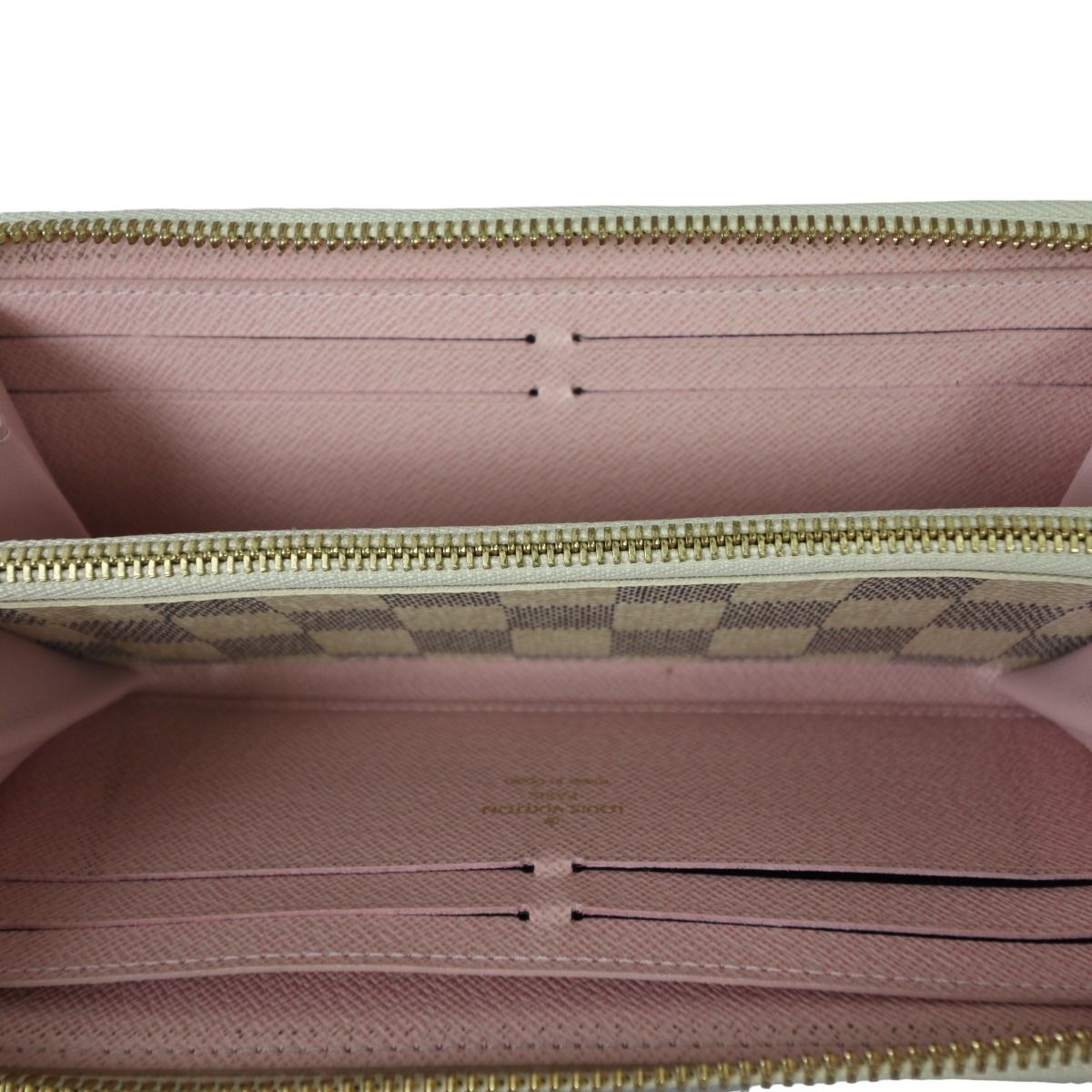 【国内発送】CLEMENCE WALLET DAMIER AZUR CANVASセール Louis Vuitton Clemence Wallet Damier Azure Canvas White GHW