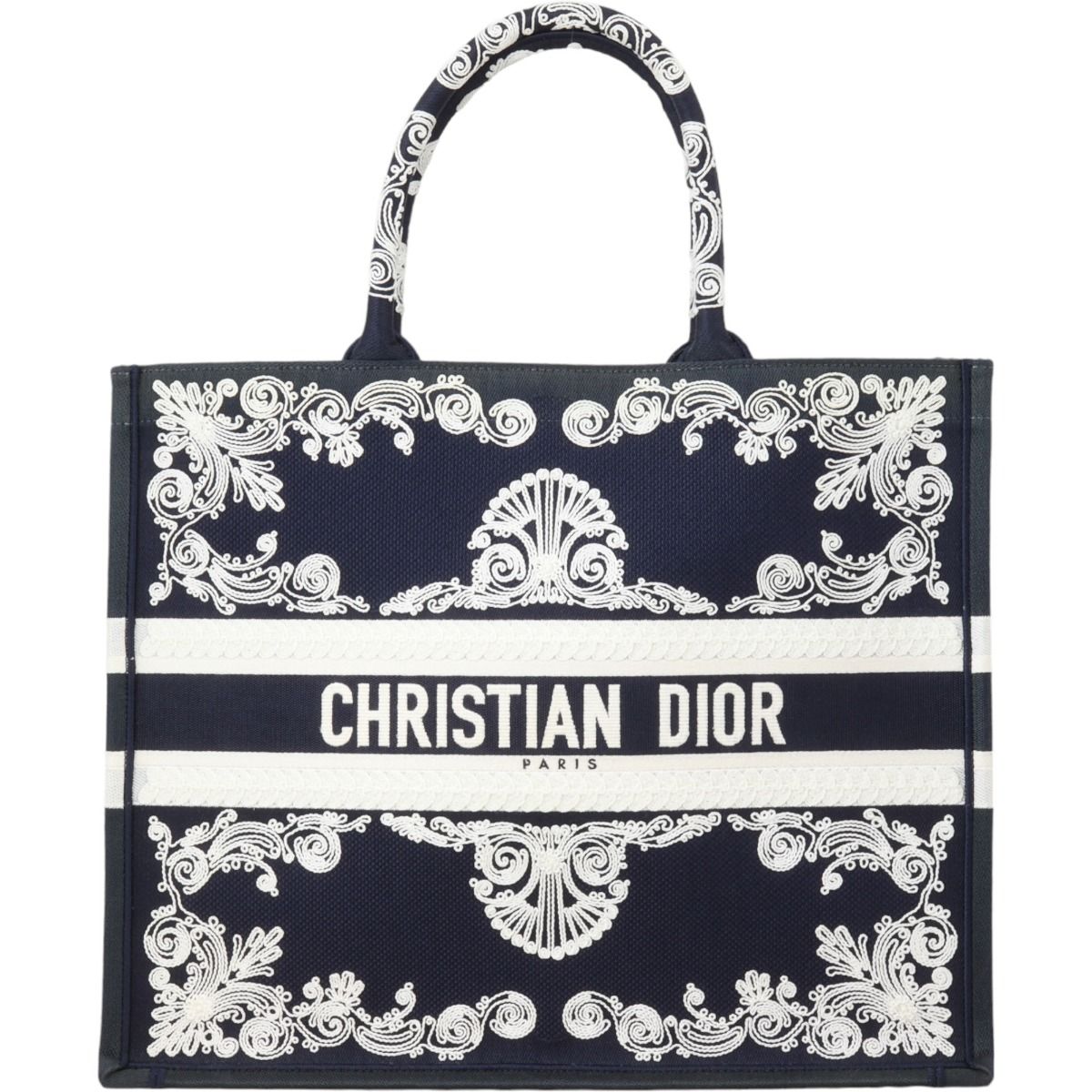 Dior book tote embroidered canvas deals