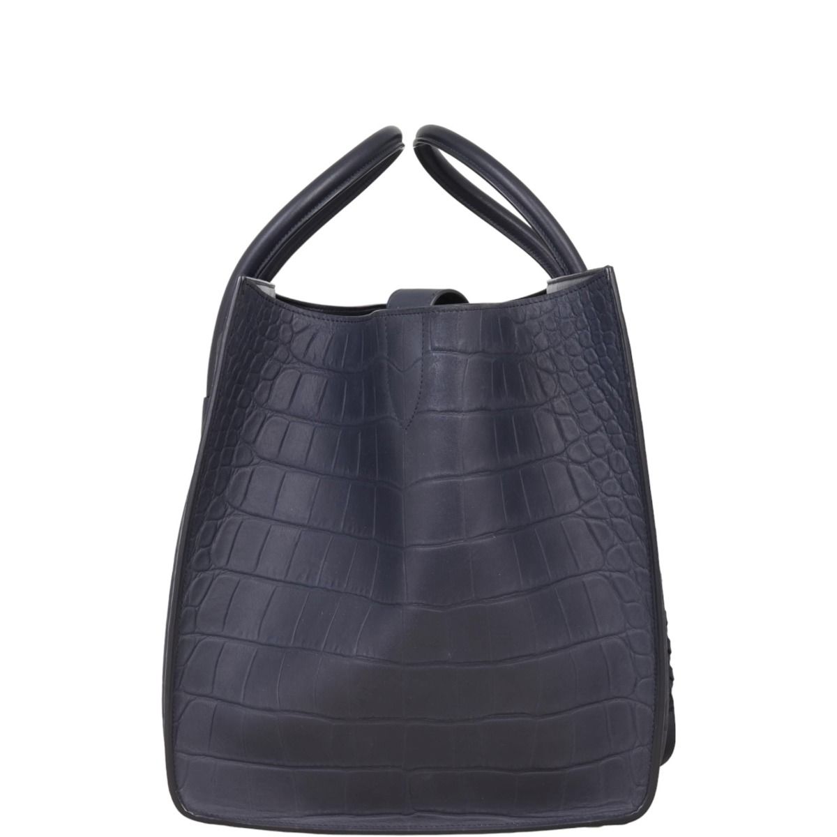 Celine Phantom Luggage Tote Medium Croc Embossed