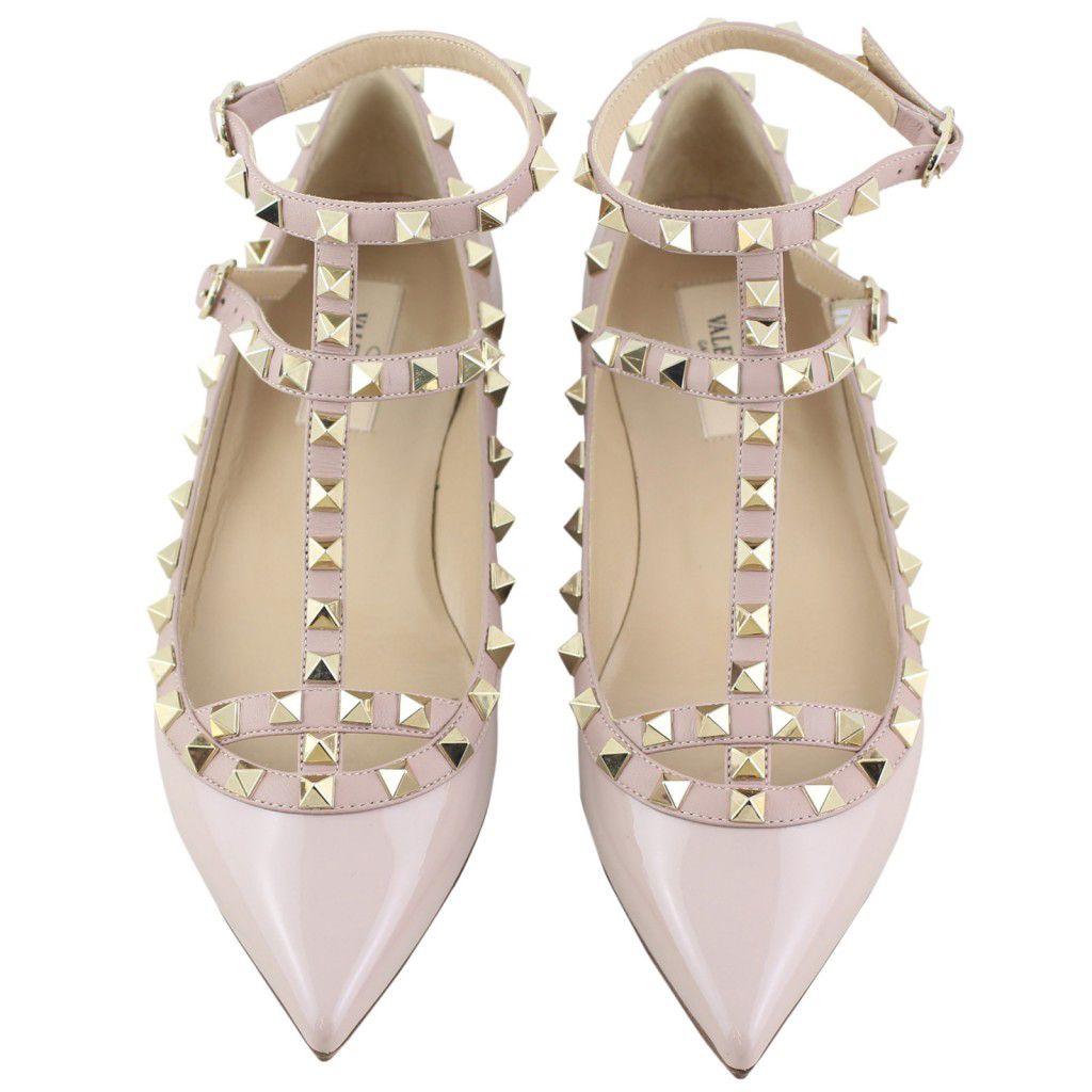Valentino flats nude discount