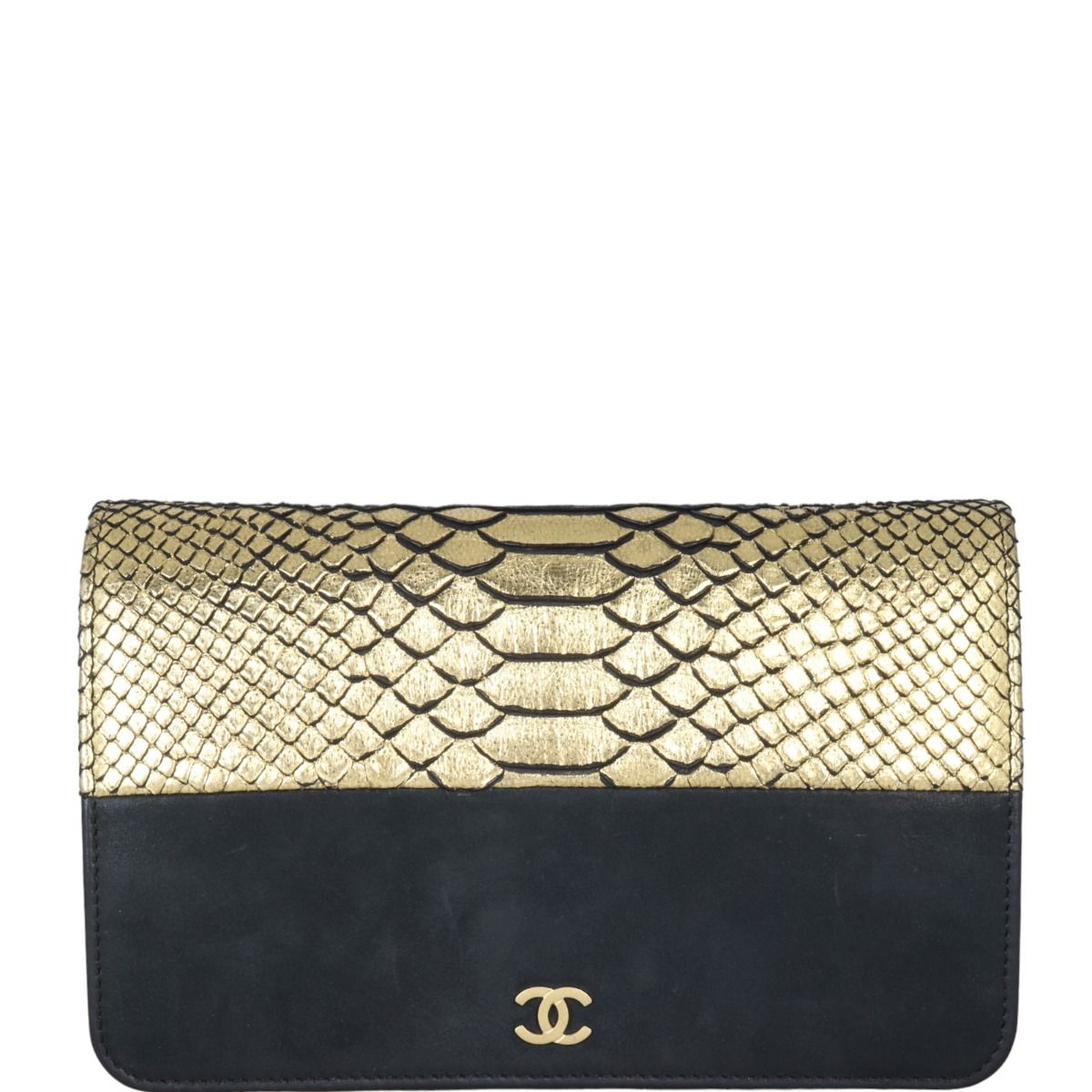 Chanel python hotsell woc