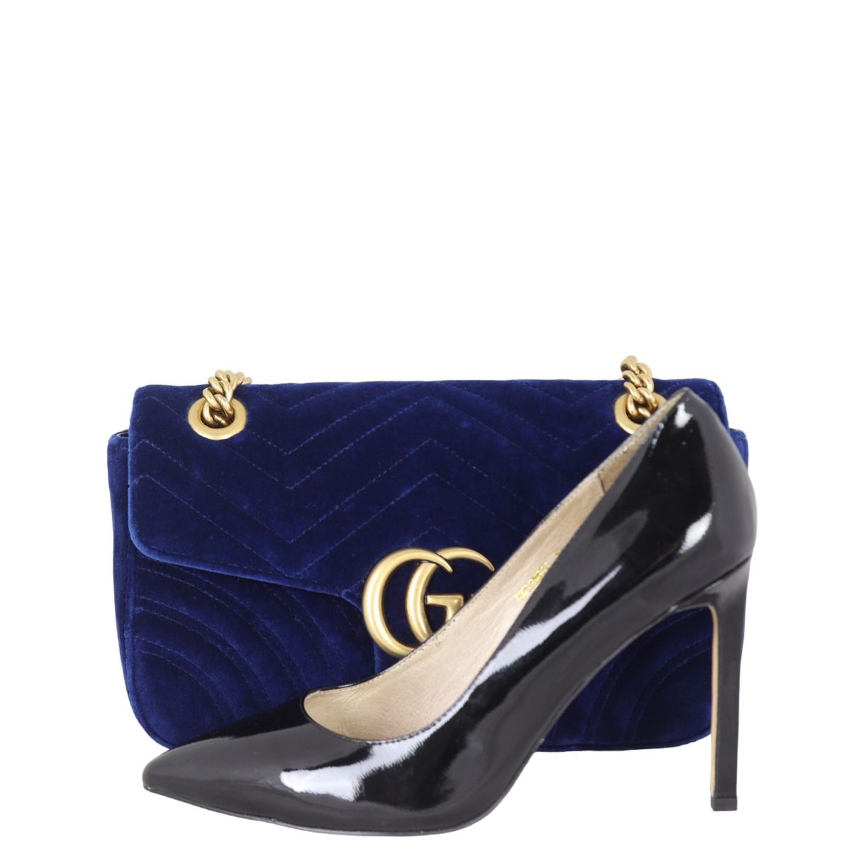 Gucci gg marmont velvet small shoulder bag hot sale