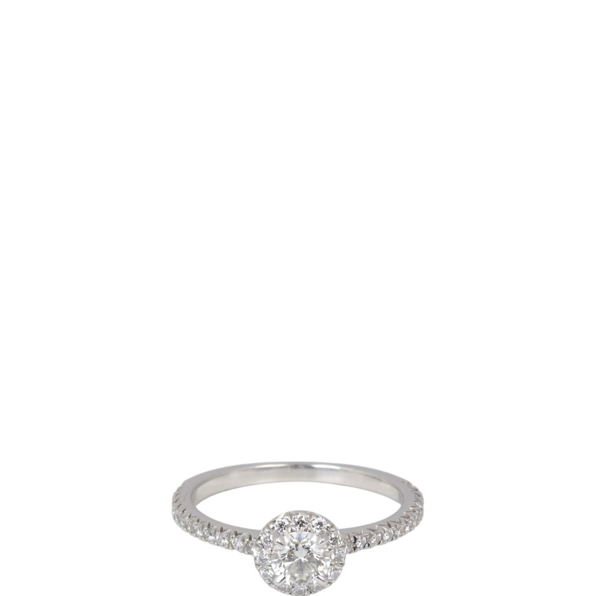 Tiffany soleste round brilliant engagement ring in platinum hot sale