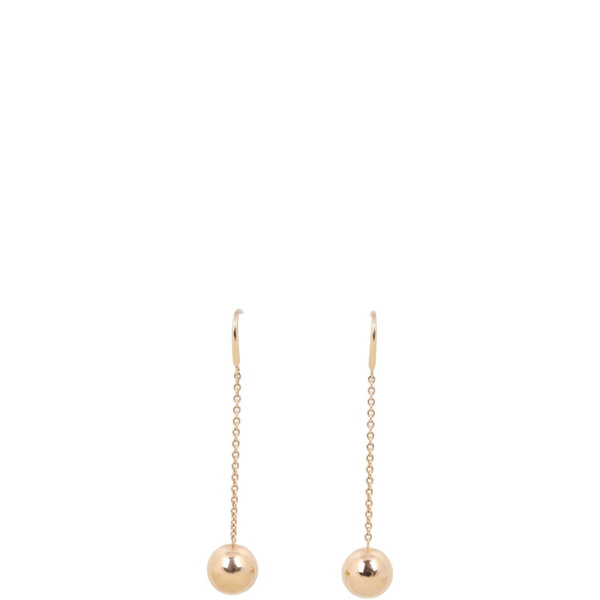 Tiffany Co HardWear Ball Hook 18k Rose Gold Earrings