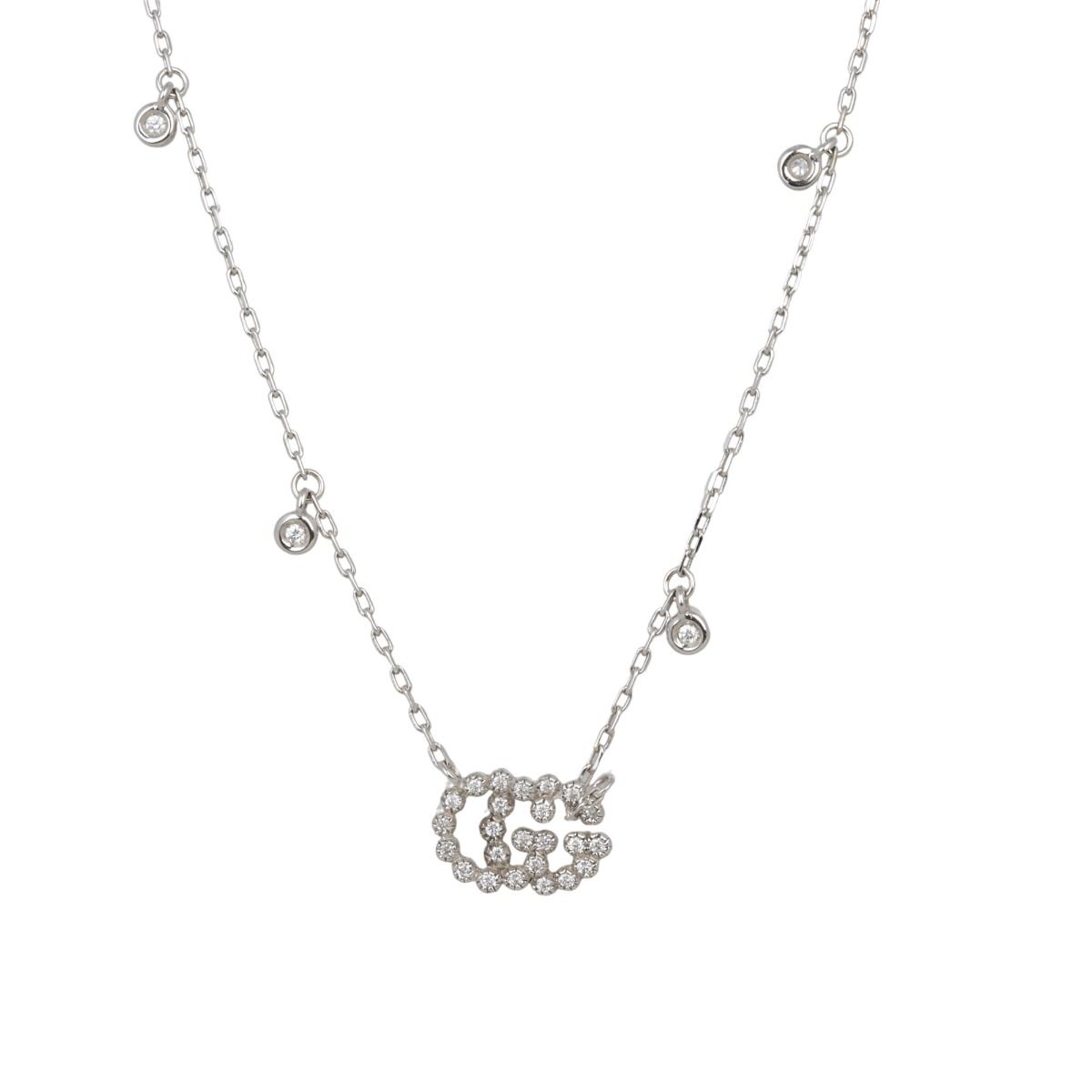 Gucci necklace shop diamond