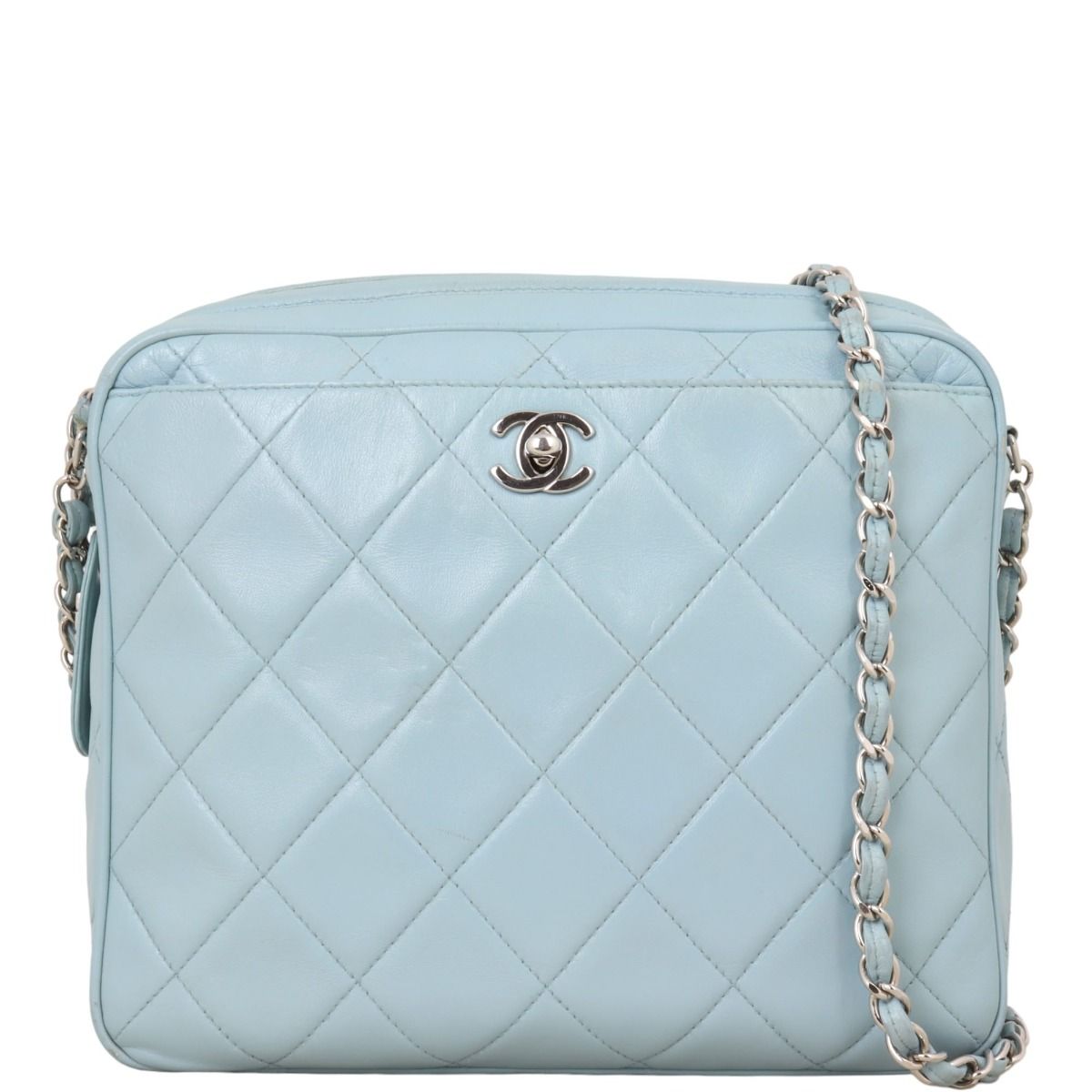 Chanel blue camera bag new arrivals