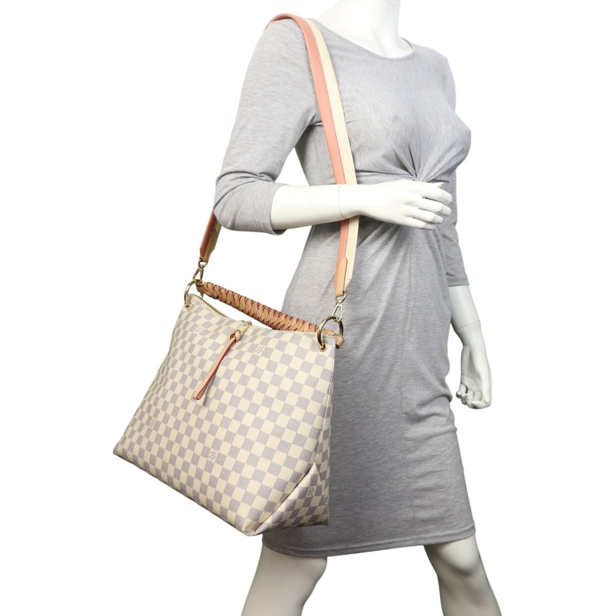 Beaubourg hobo mm damier azur sale
