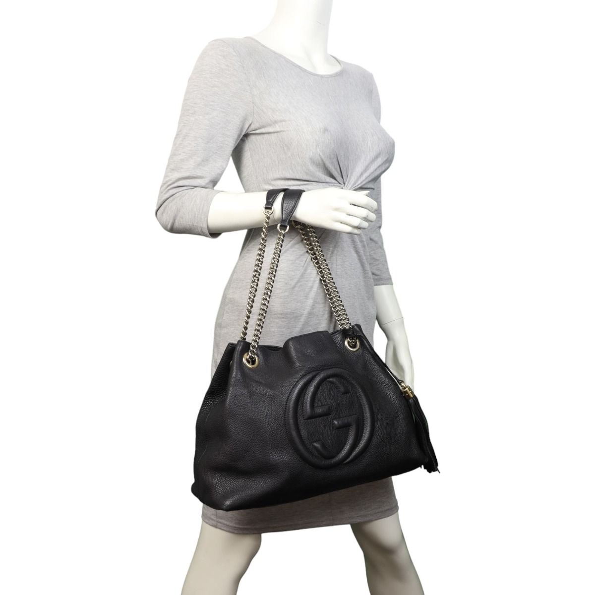 Gucci soho leather chain shoulder bag shop