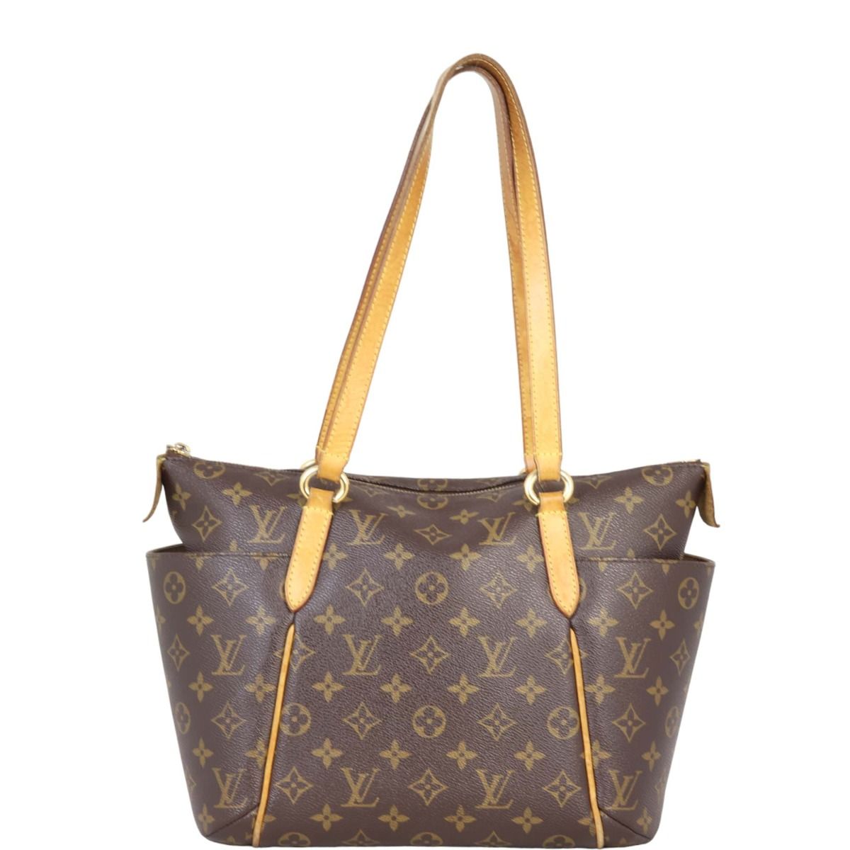 Lv tote bag with zipper online