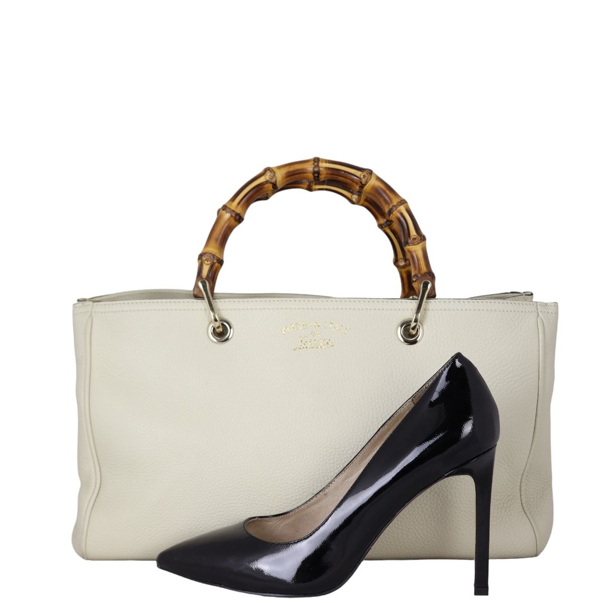 Gucci bamboo shop shopper medium