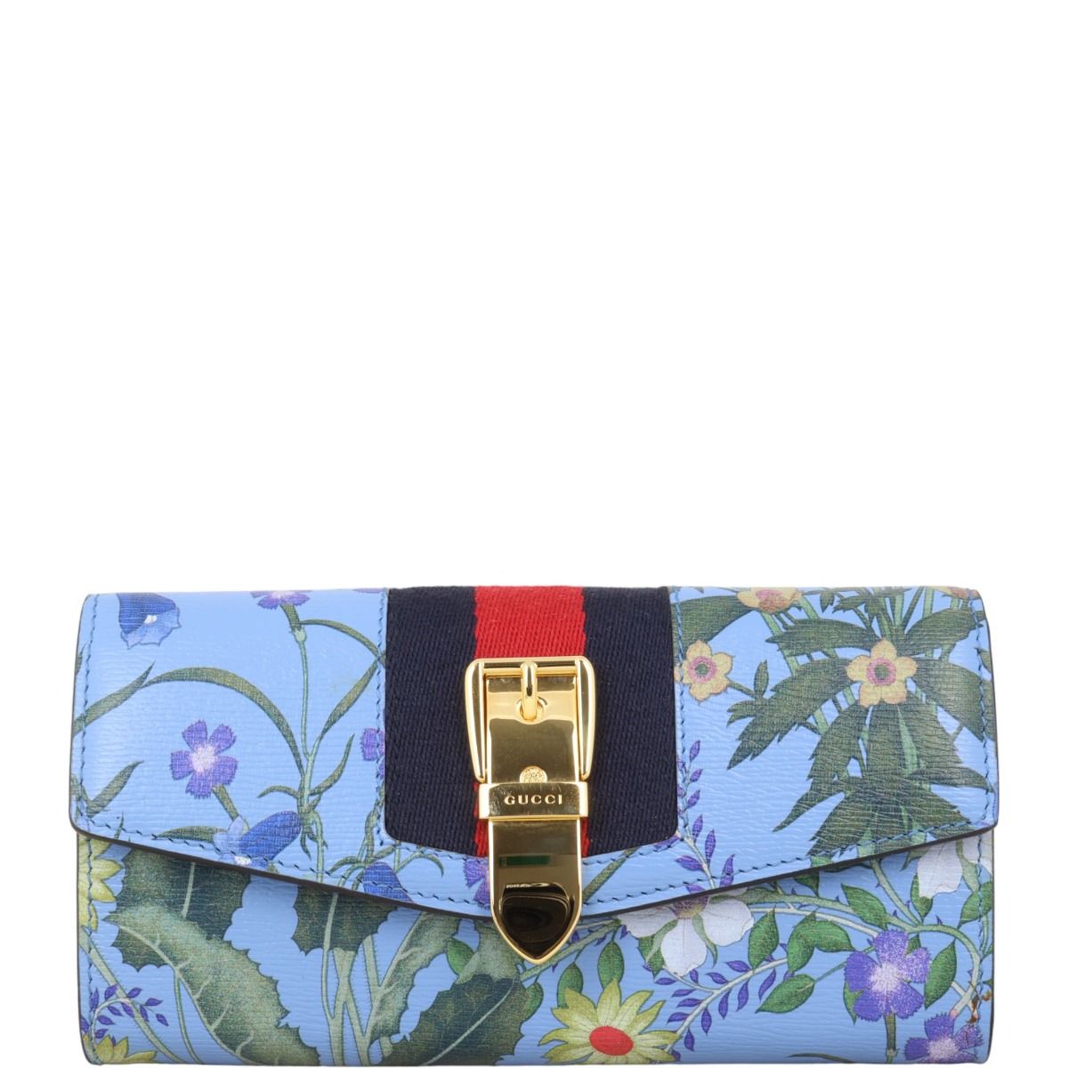 Gucci wallet with flowers top