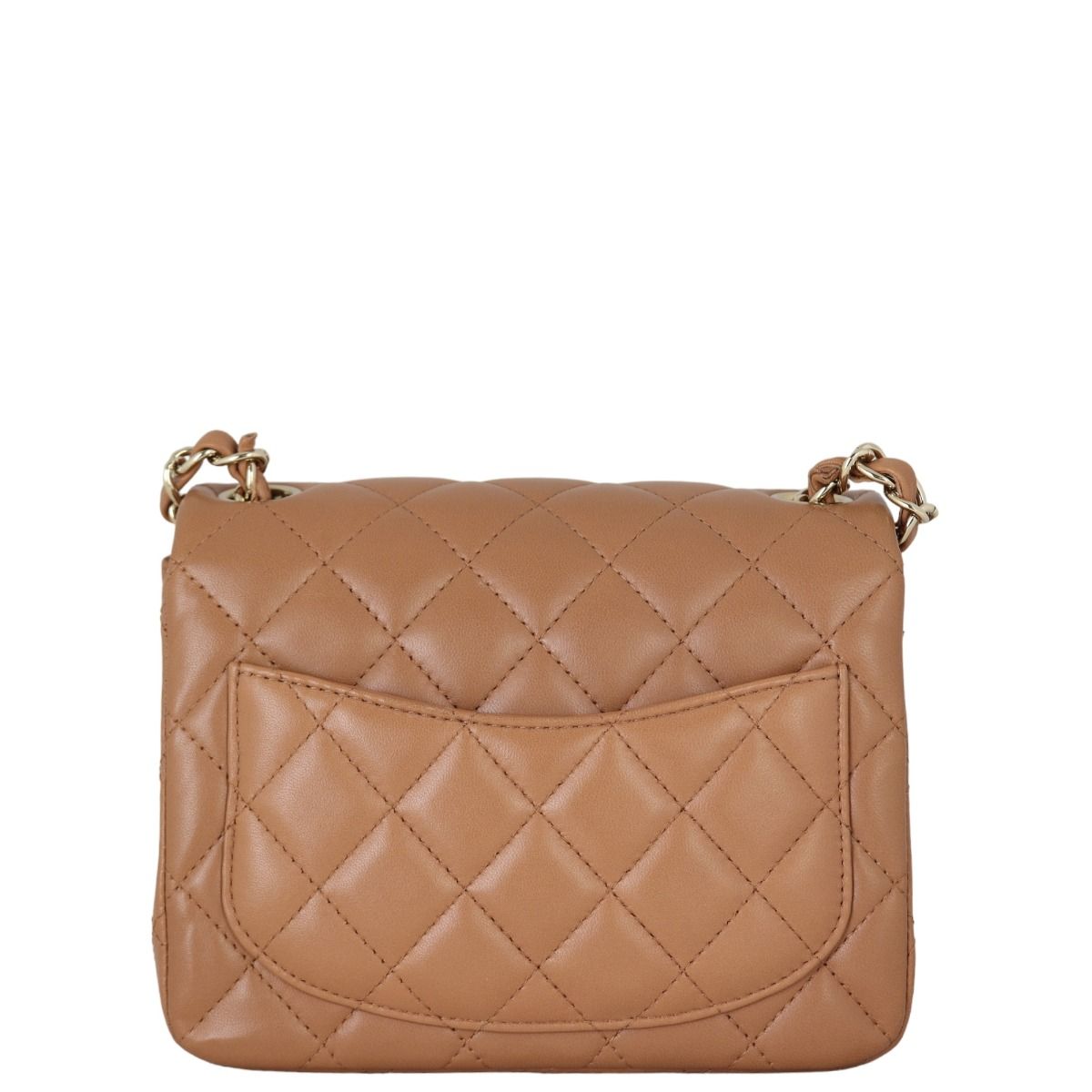 Chanel Classic Flap Mini Square Caramel