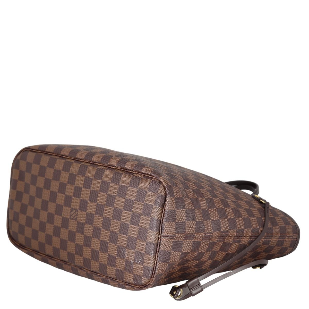 LOUIS VUITTON - NEVERFULL MM POUCH IN DAMIER EBENE – RE.LUXE AU