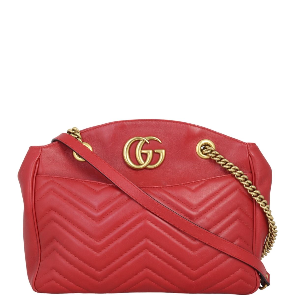 Gucci marmont medium red store