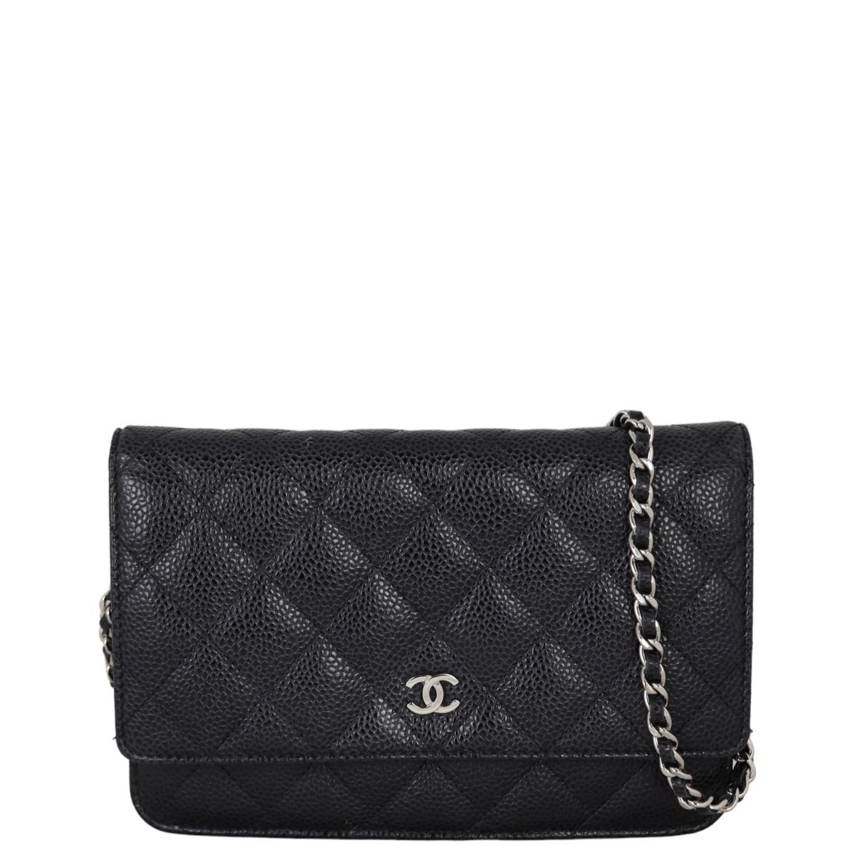 Chanel wallet on chain silver hardware hot sale
