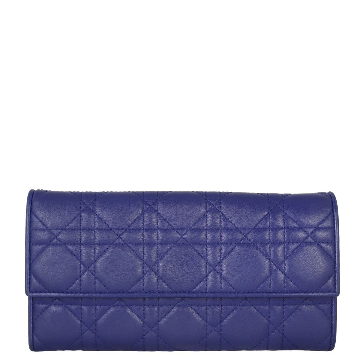 Lady dior long wallet best sale