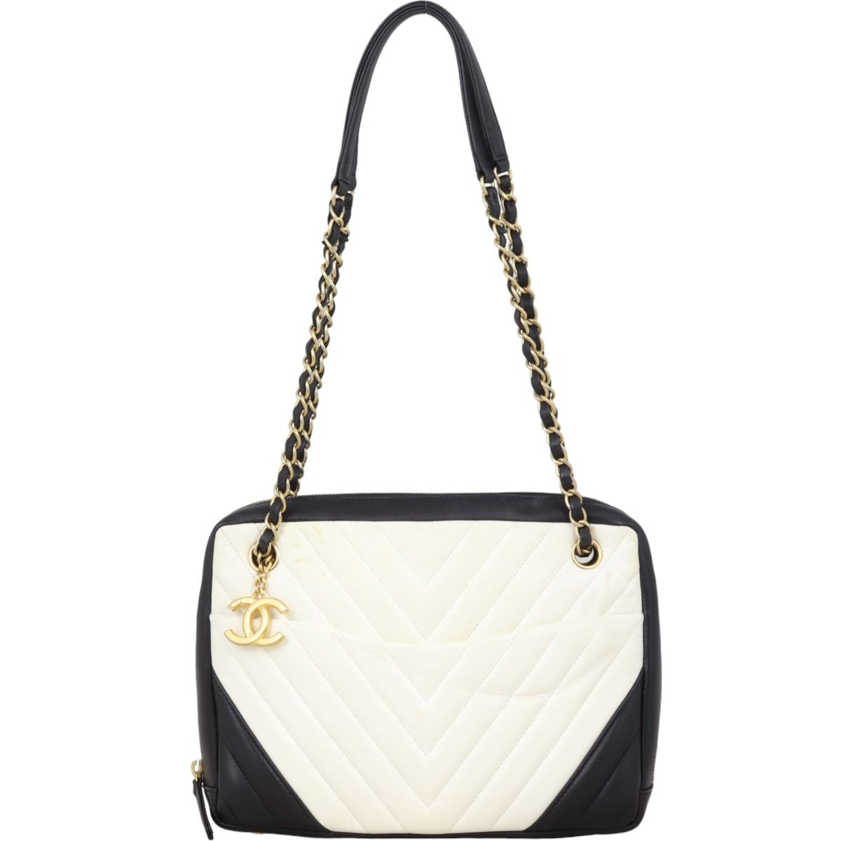 Chanel chevron camera bag new arrivals