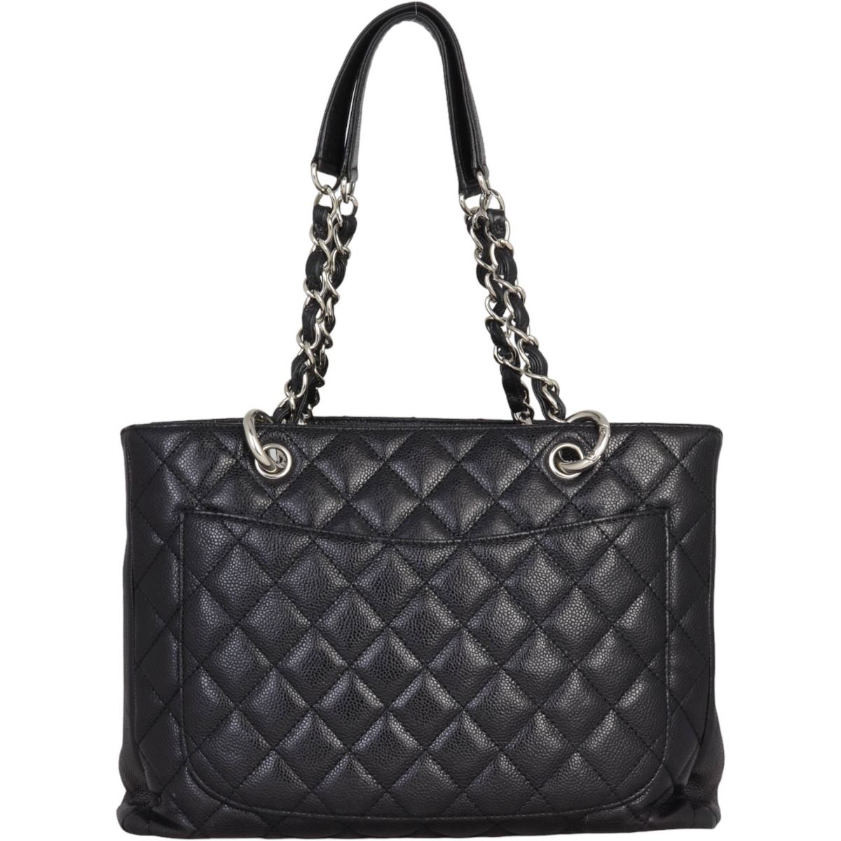 Chanel black caviar tote bag 2025
