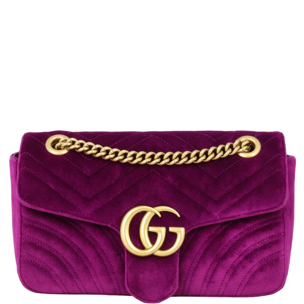Gucci bag purple velvet on sale