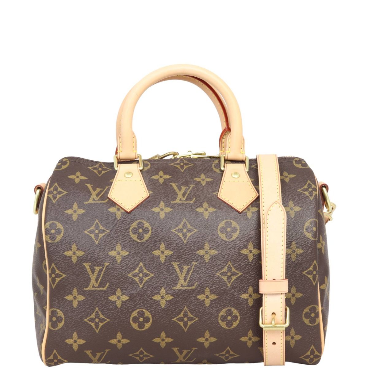 Authentic Louis Vuitton Speedy 25 in Monogram Canvas and Vachetta