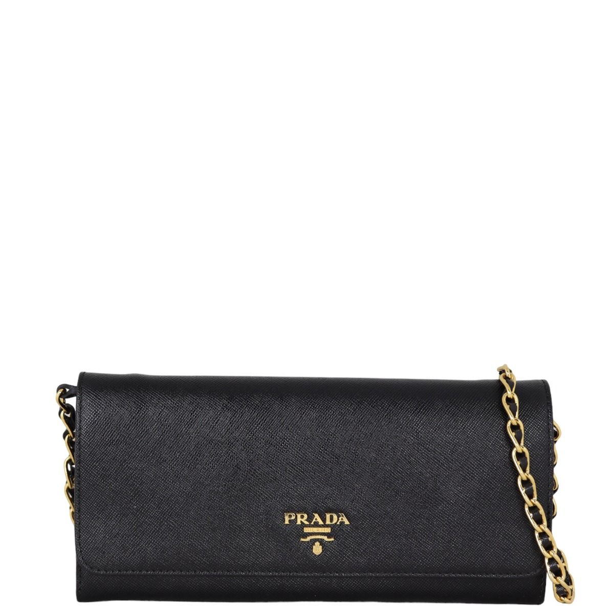 Prada black wallet cheap