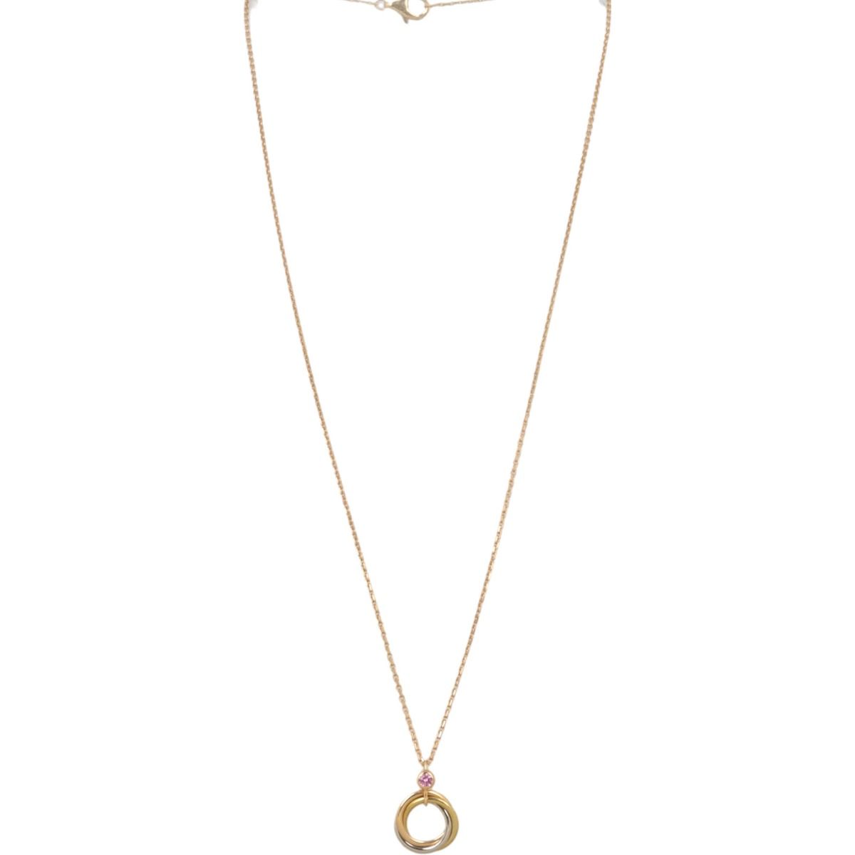 Cartier pink sapphire necklace deals