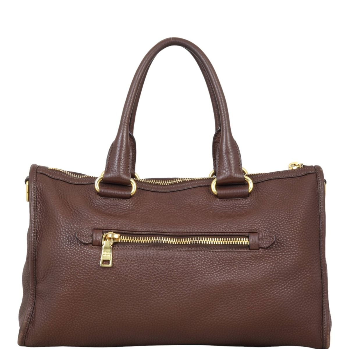 Prada vitello daino bauletto bag deals