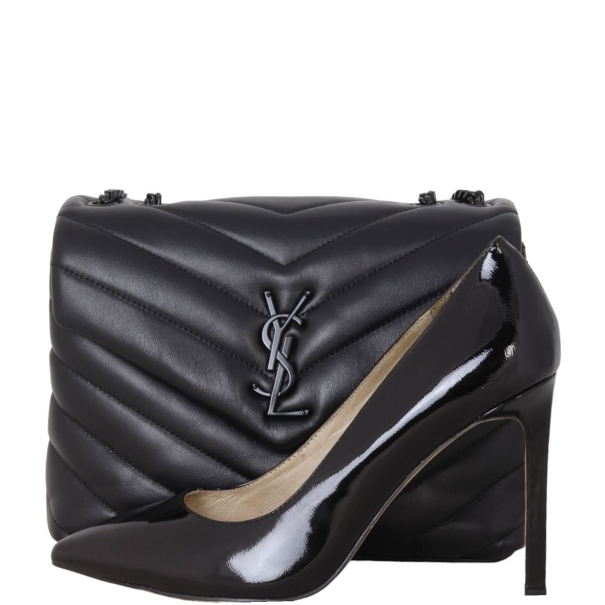 Ysl loulou black hardware sale