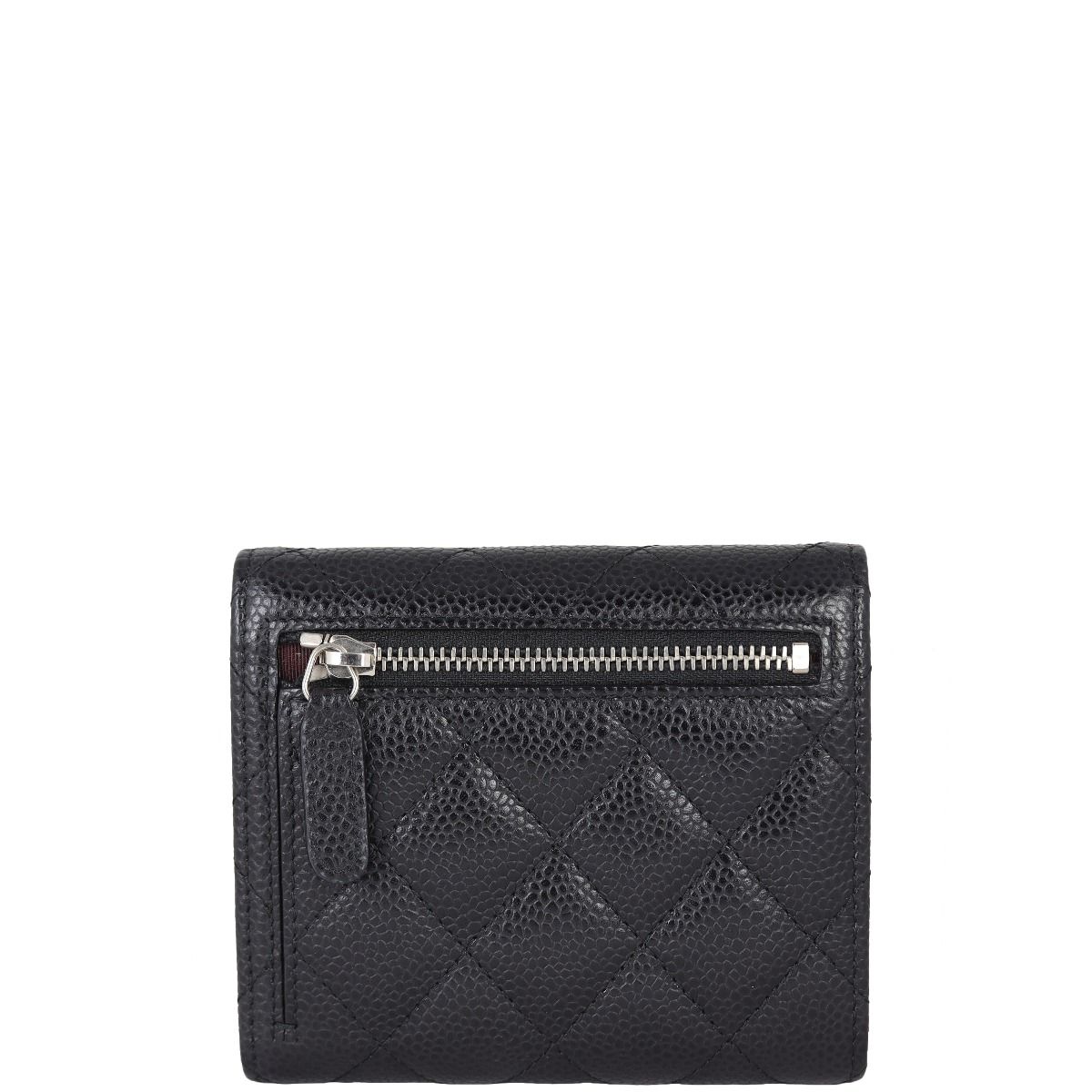 Chanel classic small wallet caviar outlet