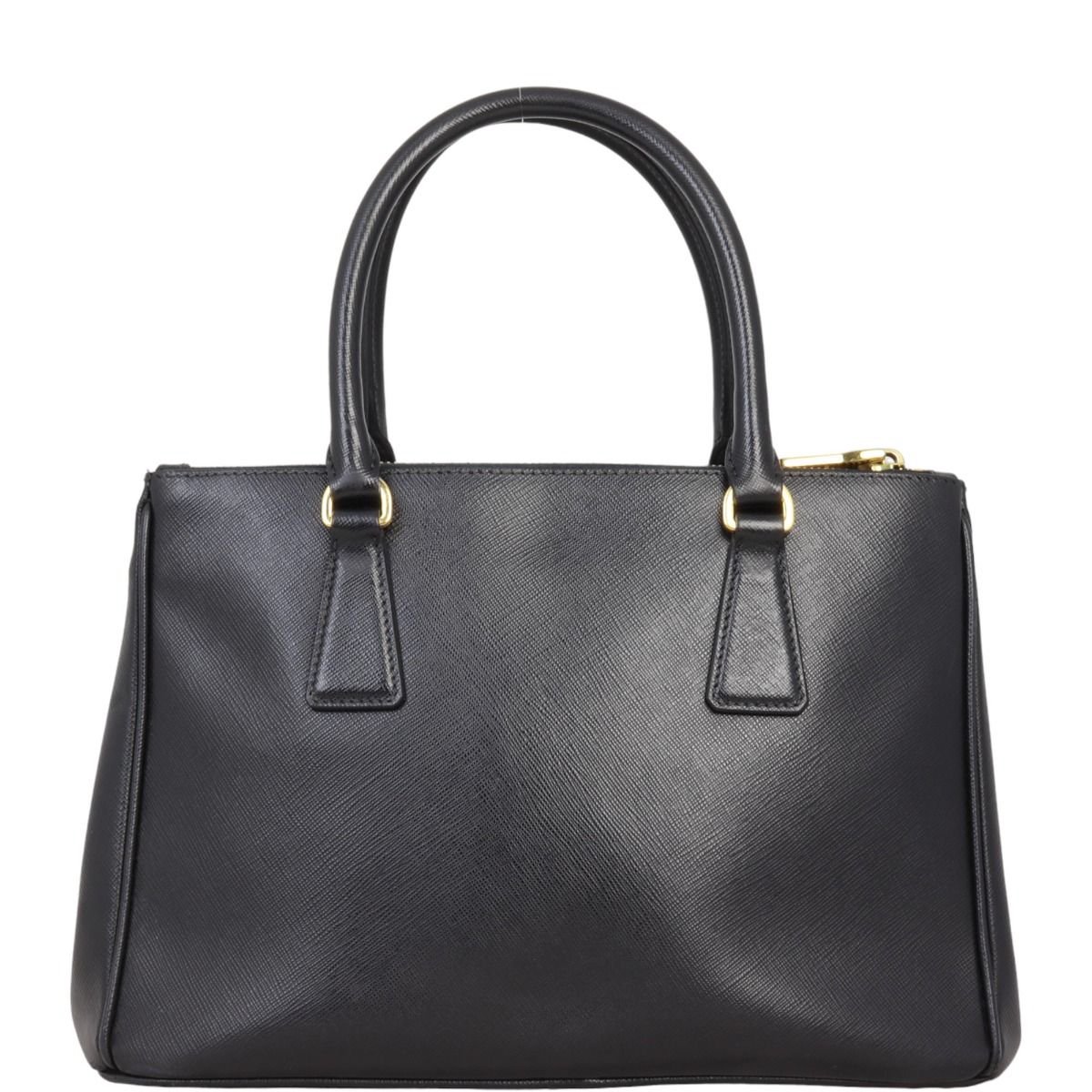 Prada saffiano double zip small outlet