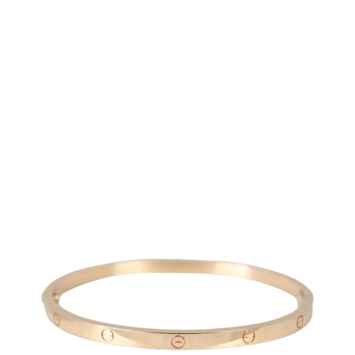 Cartier love bracelet small rose gold 2025