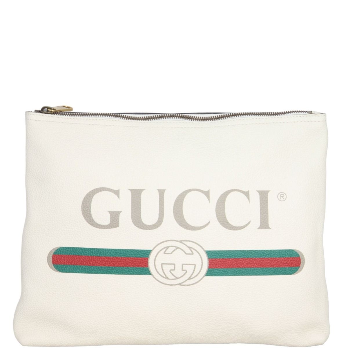 Gucci white clutch new arrivals