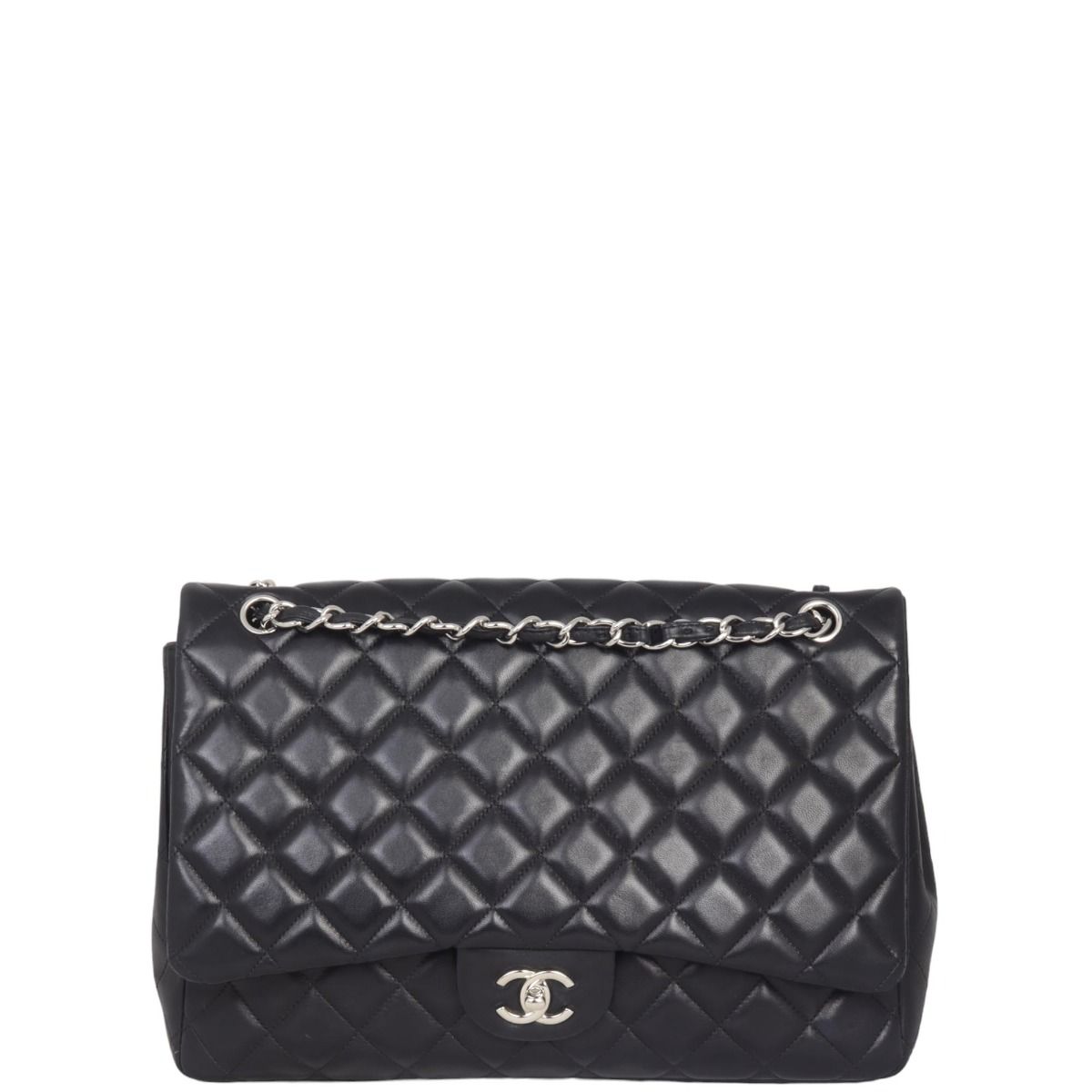 Chanel maxi double flap lambskin sales