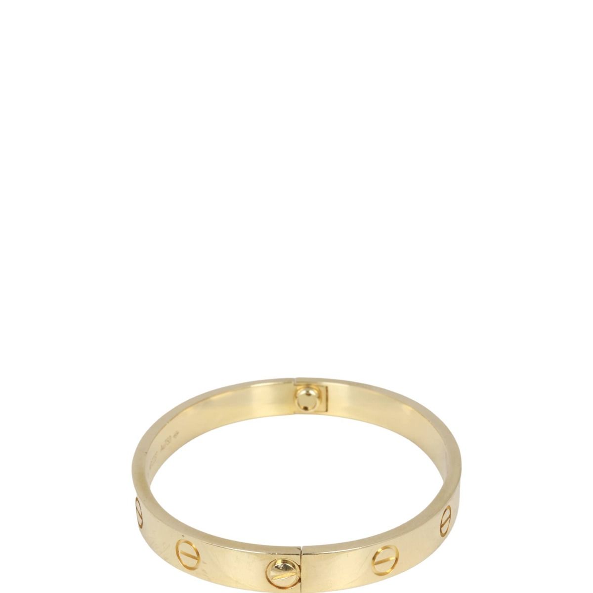 Cartier love bracelet yellow gold deals