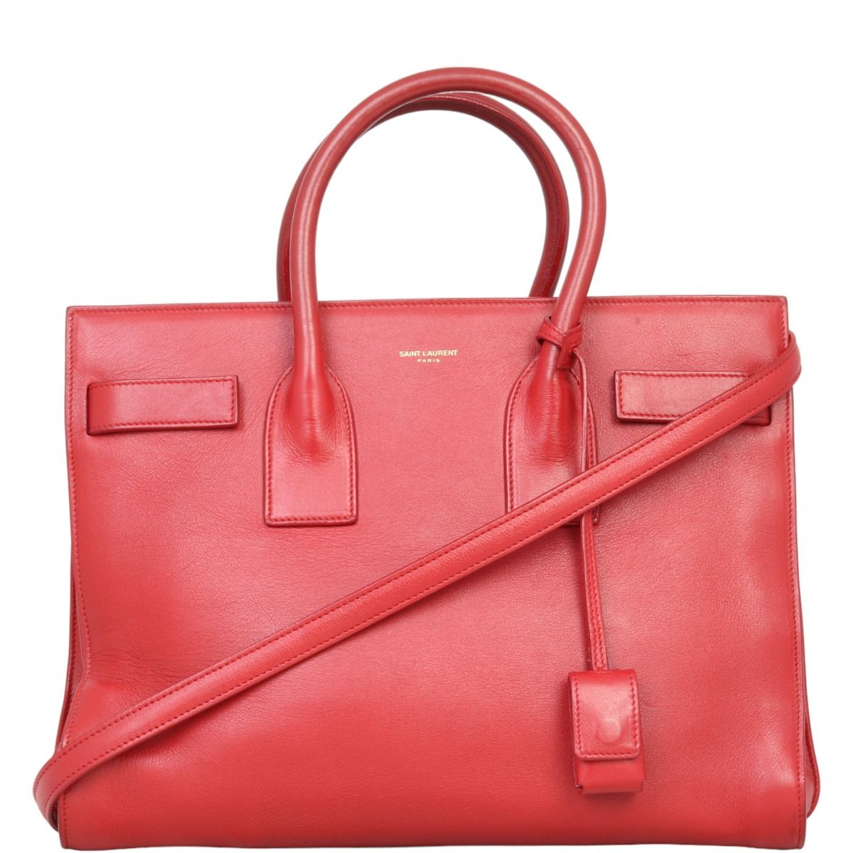 Saint laurent sac de jour red top