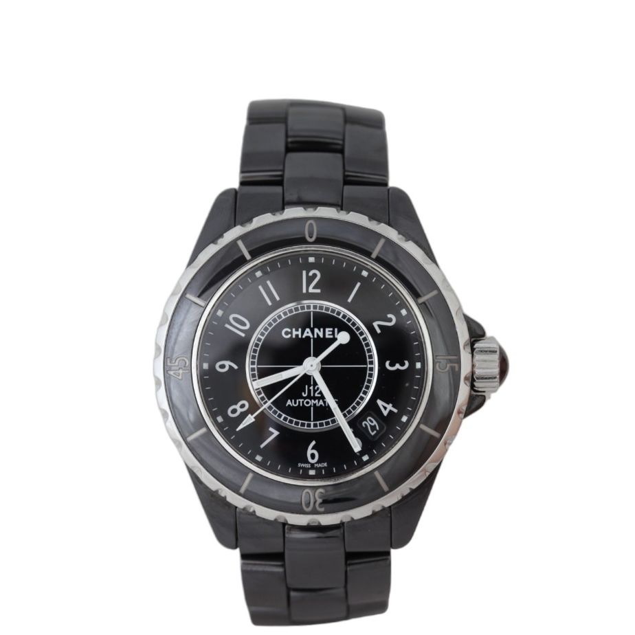 Chanel j12 38mm discount black