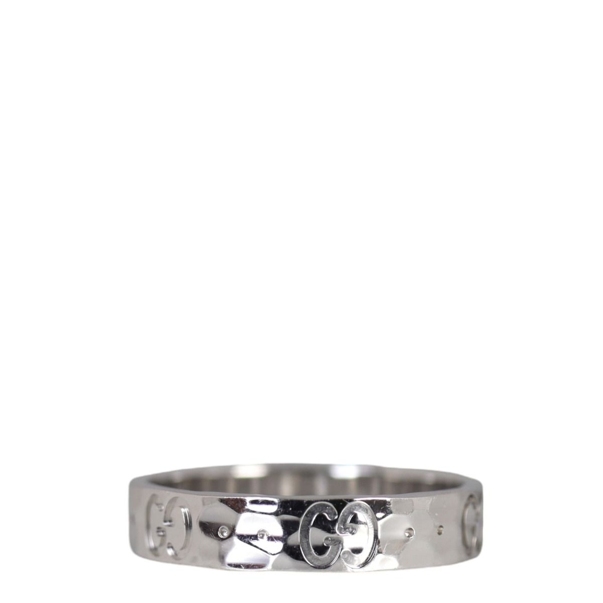 Gucci 18k white gold ring hot sale