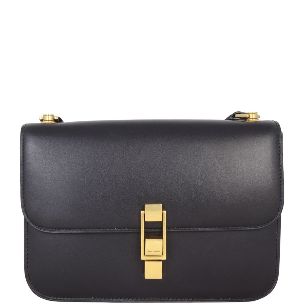 Saint laurent carre leather shoulder bag online