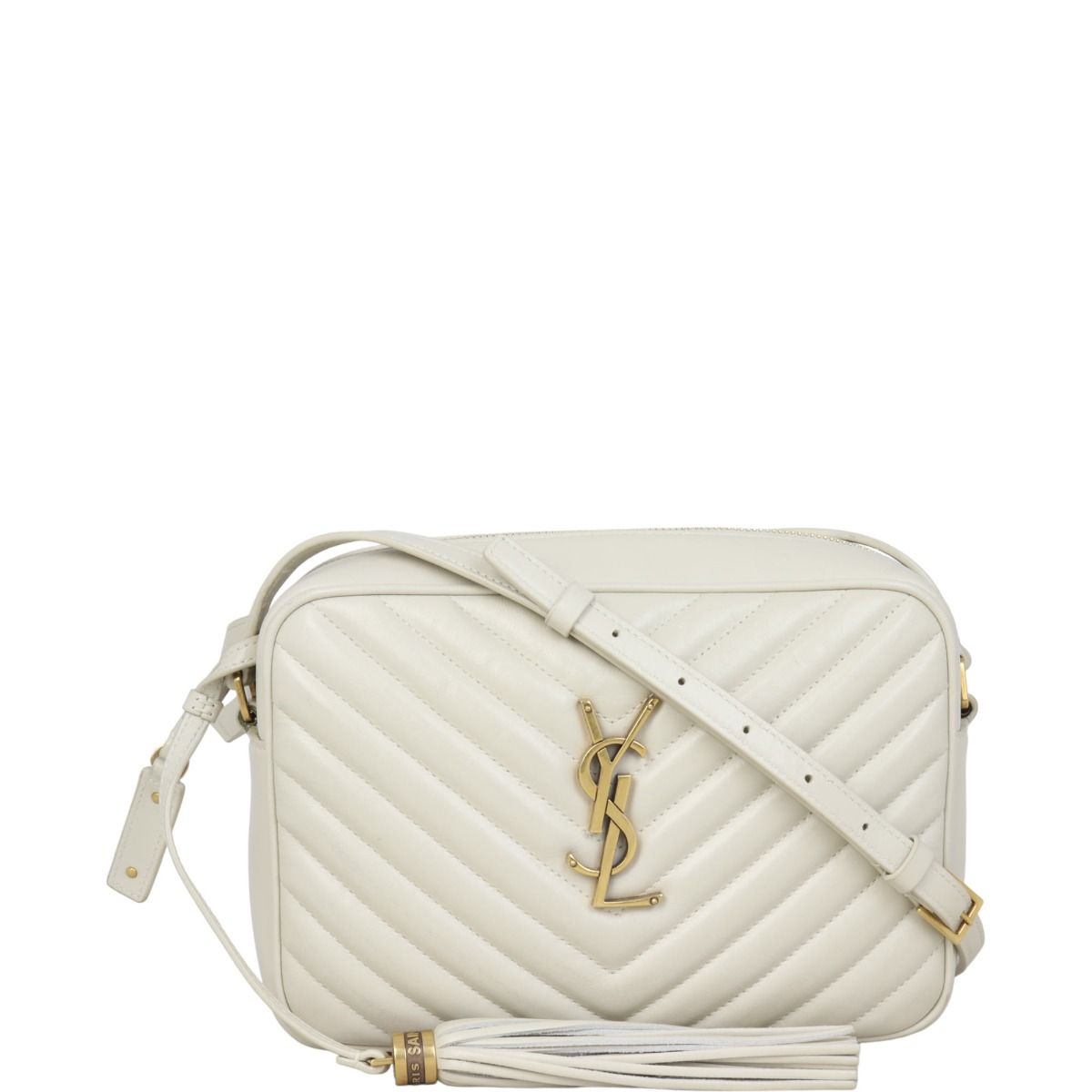 Ysl lou sale camera bag white