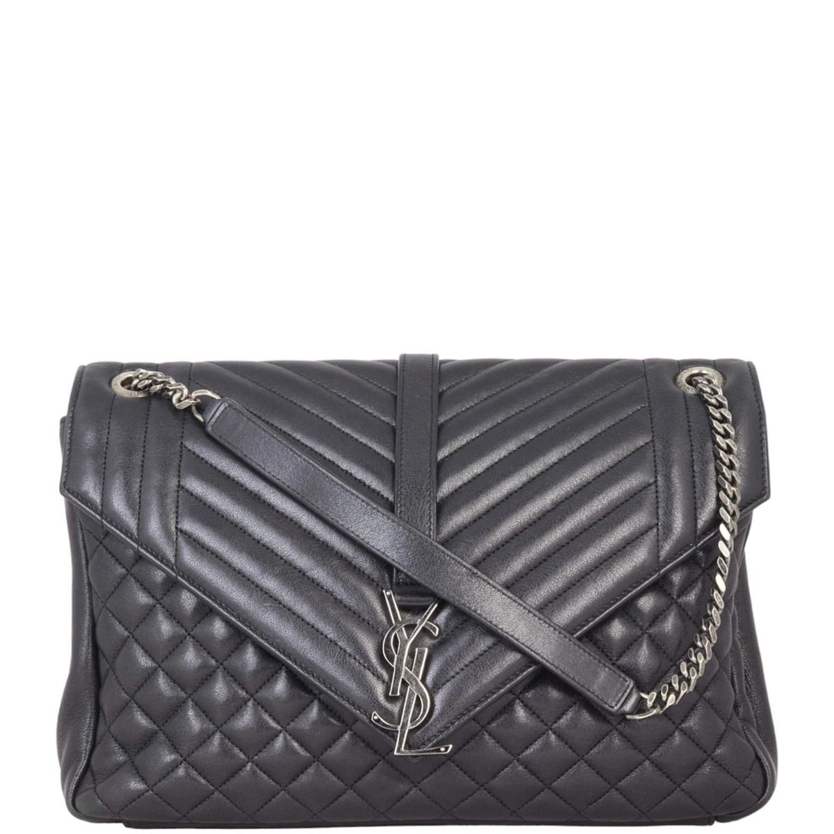 Becky leather handbag Saint Laurent Black in Leather - 39624875