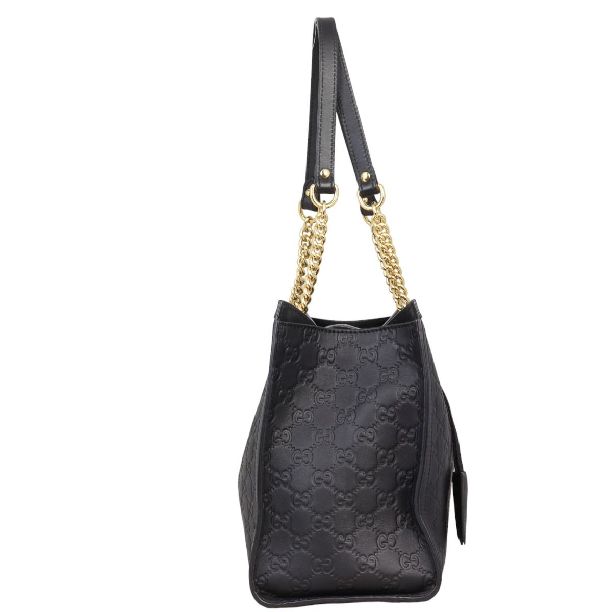 Gucci medium sales padlock leather hobo