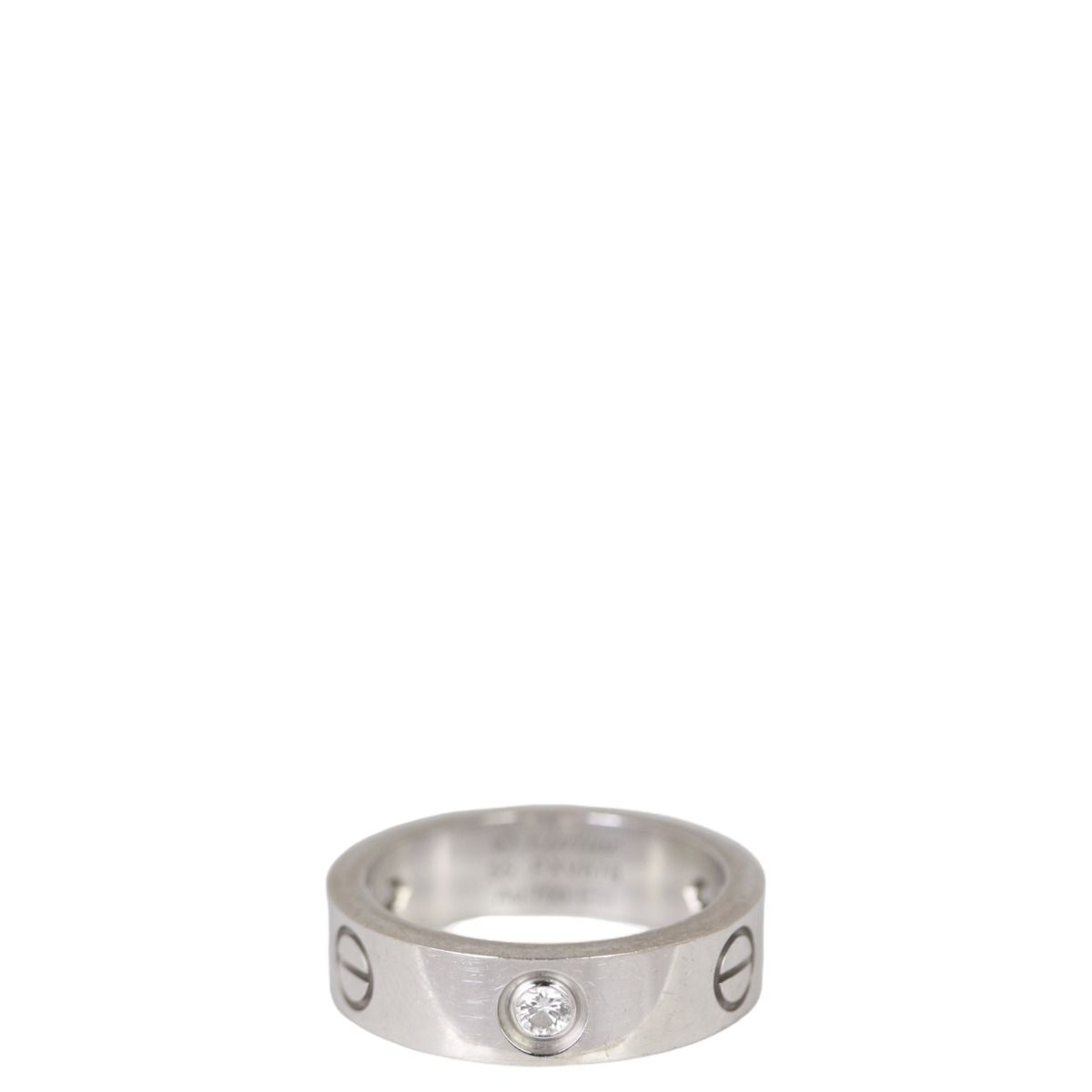 Cartier love ring 3 outlet diamonds white gold